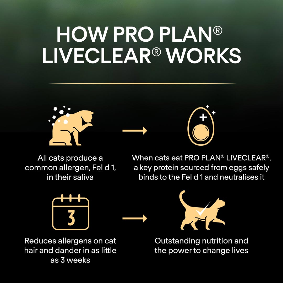 PRO PLAN Liveclear Turkey Kitten Food Purina