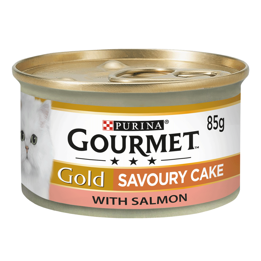 GOURMET Gold Savoury Cake Salmon Wet Cat Food