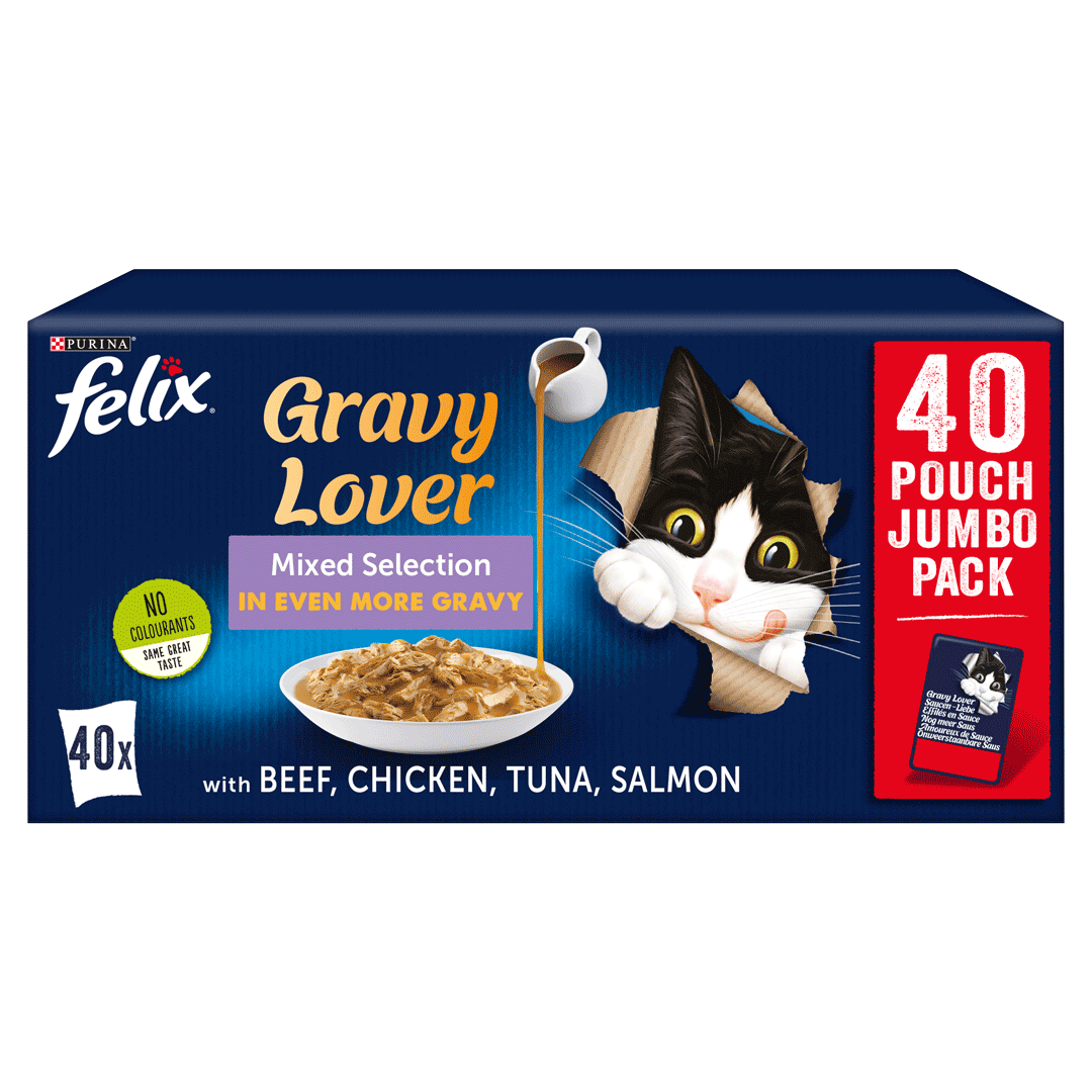 felix cat food in gravy