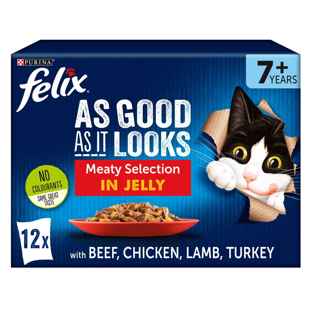 Felix As Good As It Looks B Meaty Selection In Jelly Wet Cat Food Png