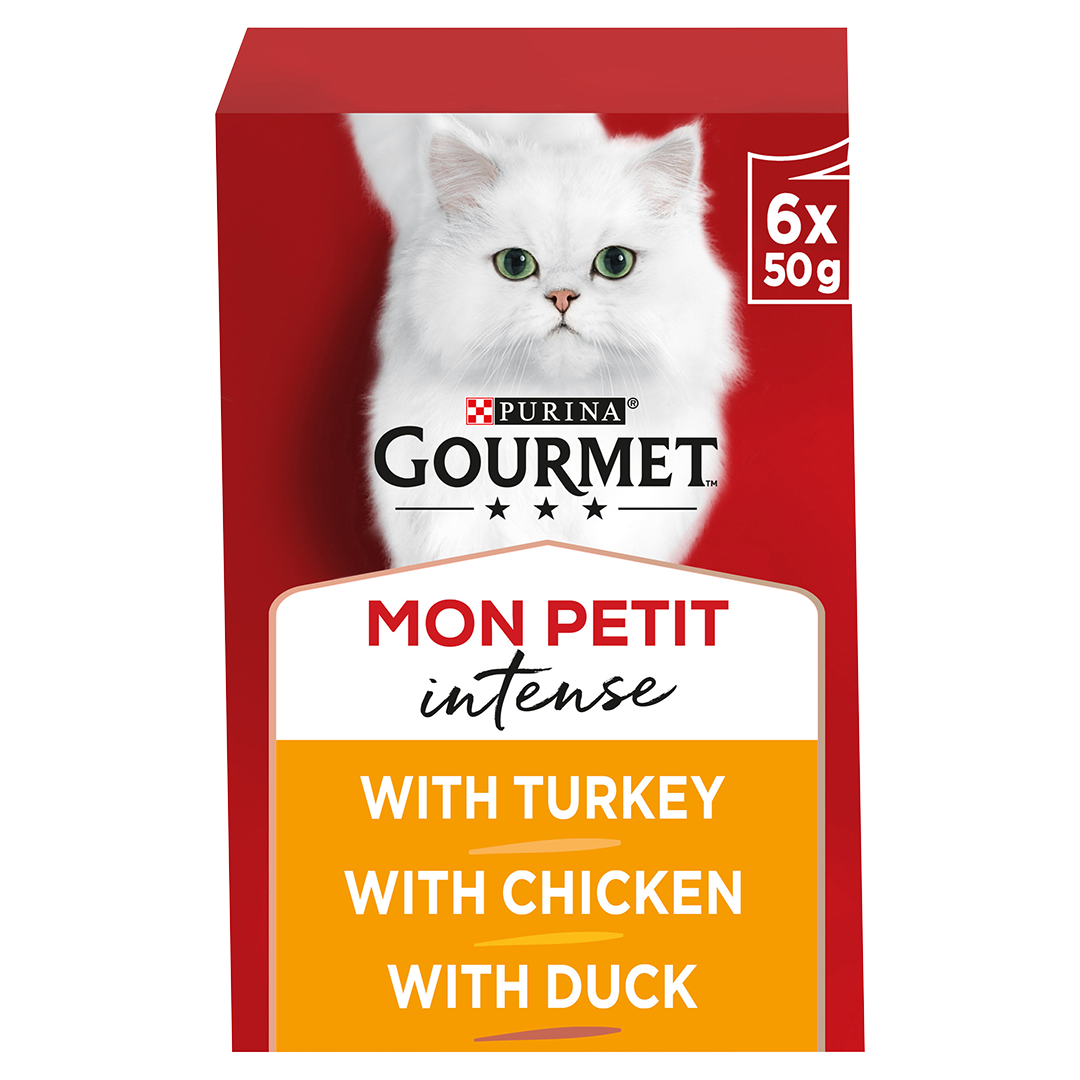 Gourmet Mon Petit Duck Chicken Turkey Cat Food Purina