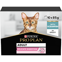 PRO PLAN Delicate Digestion Ocean Fish Adult Wet Cat Food Purina