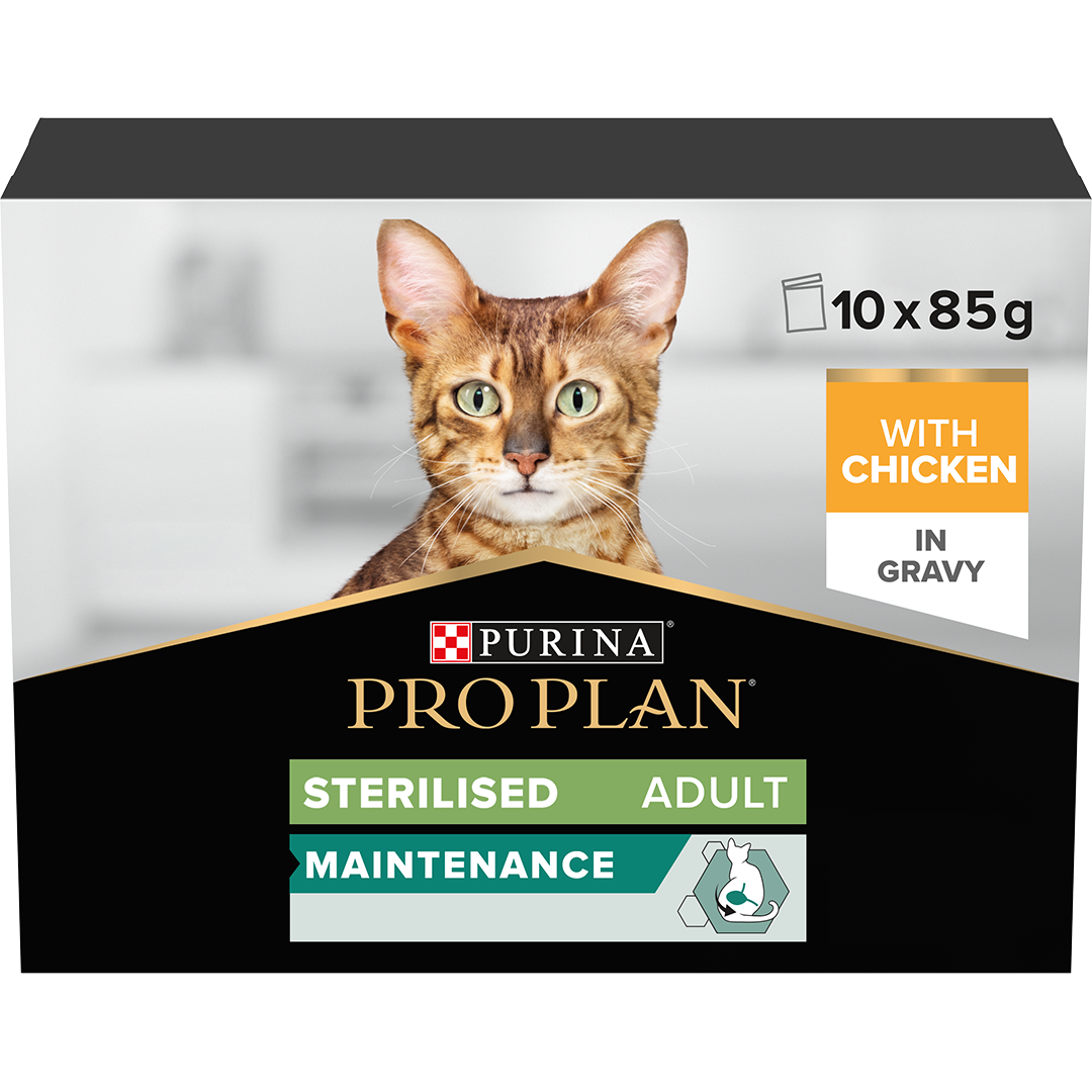 PRO PLAN Sterilised Maintenance Chicken Cat Food Purina UK