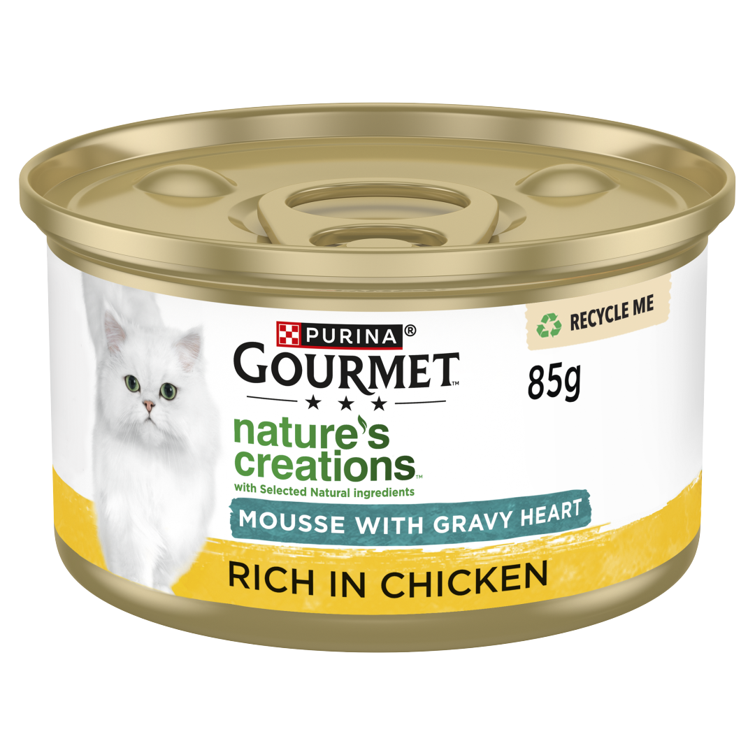 GOURMET Nature s Creations Gravy Heart Chicken Wet Cat Food Purina