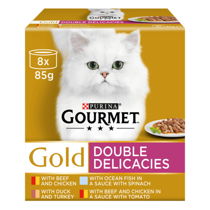 GOURMET® Gold Double Delicacies Wet Cat Food