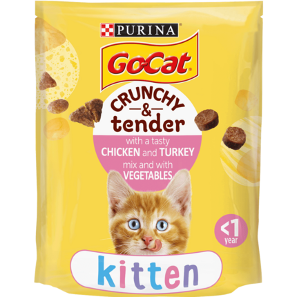 GO-CAT® Crunchy and Tender Kitten Chicken Dry Cat Food