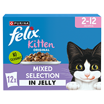 FELIX® Original Kitten Mixed Selection in Jelly Wet Cat Food
