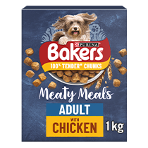 BAKERS® Meaty Meals Chicken Dry Dog Food