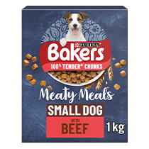 BAKERS® Meaty Meals Small Dog Beef Dry Dog Food