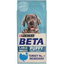 beta working dog food