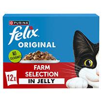 FELIX® Original Farm Selection In Jelly Wet Cat Food