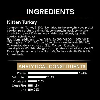 PRO PLAN Kitten Allergen Reducing LIVECLEAR Turkey Dry Cat Food