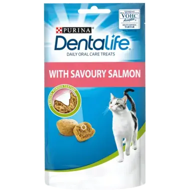 DENTALIFE Dental Salmon Cat Treats