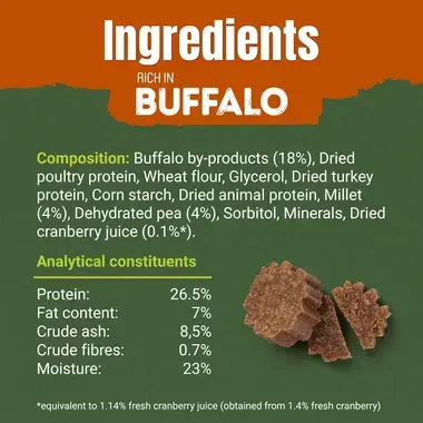 ADVENTUROS Ancient Grains Buffalo Dog Treats