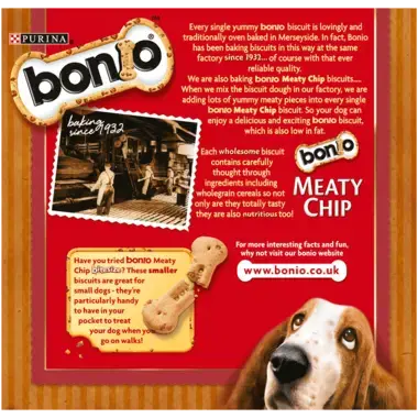 BONIO Meaty Chip Dog Biscuits