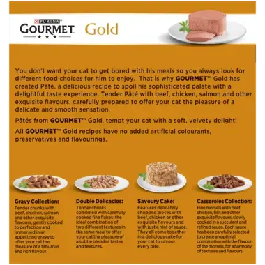 GOURMET® Gold Pate Recipes Wet Cat Food