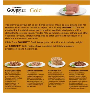 GOURMET Gold Pate Recipes Cat Food Purina