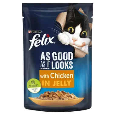 FELIX® As Good As it Looks Chicken in Jelly Wet Cat Food