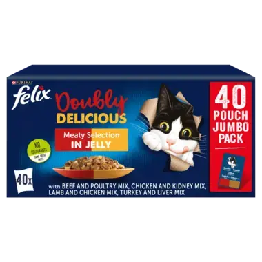 FELIX® Doubly Delicious Meaty Selection Wet Cat Food