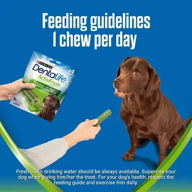 Dentalife Activfresh feeding guidelines