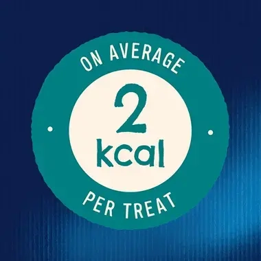 On average 2kcal per treat