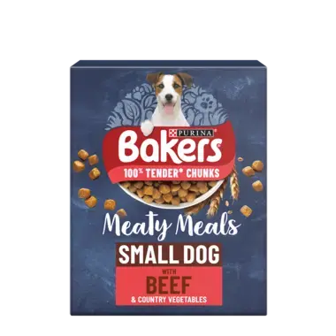 Bakers Meaty Meals Small Dog with Beef