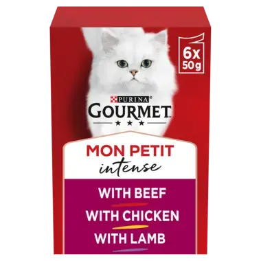 Gourmet Mon Petit Intense with beef, chicken, lamb