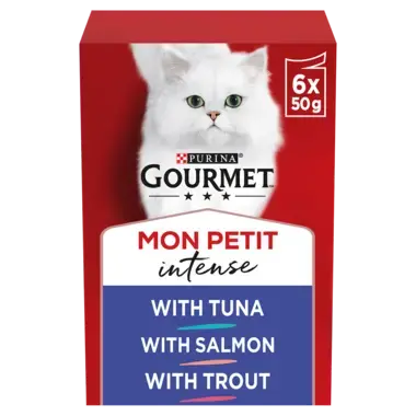 Gourmet Mon Petit Intense with tuna, salmon, trout