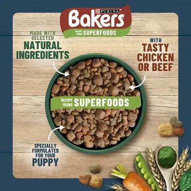 Bakers Superfood specifically formulated for your puppy