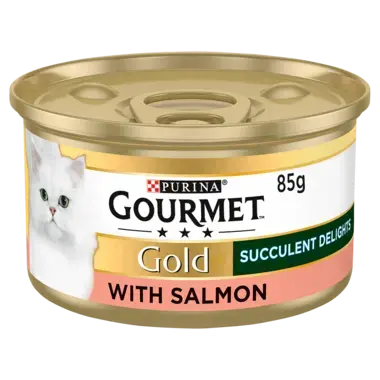 Gourmet Gold Succulent Delights with Salmon