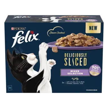 FELIX® Deliciously Sliced Mixed Selection in Jelly Wet Cat Food