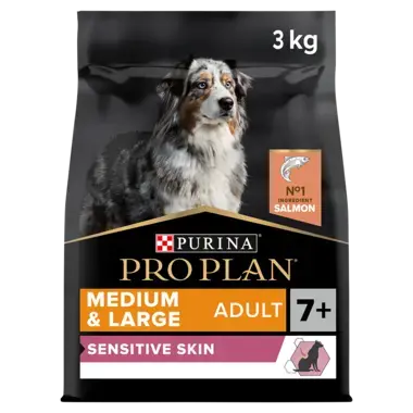 PRO PLAN® Medium and Large Adult 7+ Sensitive Skin Salmon Dry Dog Food