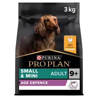 PRO PLAN® Small and Mini Adult 9+ Senior Age Defence Chicken Dry Dog Food
