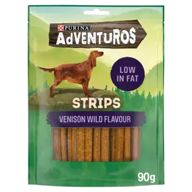 ADVENTUROS® Strips Venison Dog Treats