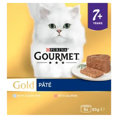 GOURMET® Gold Senior Pate Selection Fish Wet Cat Food