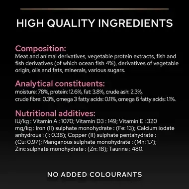 High quality ingredients