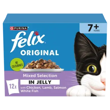 FELIX® Original Senior Mixed Selection in Jelly Wet Cat Food