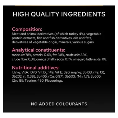 High quality ingredients