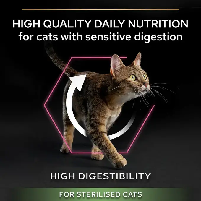 PRO PLAN Sterilised Delicate Digestion Chicken Dry Cat Food