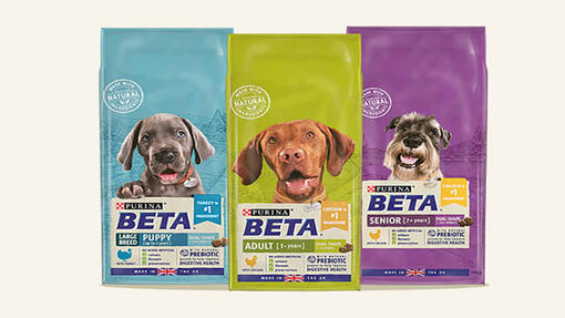 Beta puppy best sale food the range