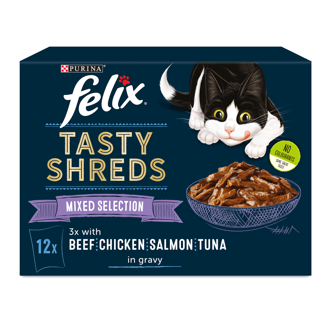 FELIX® Tasty Shreds Mixed Selection Wet Cat Food